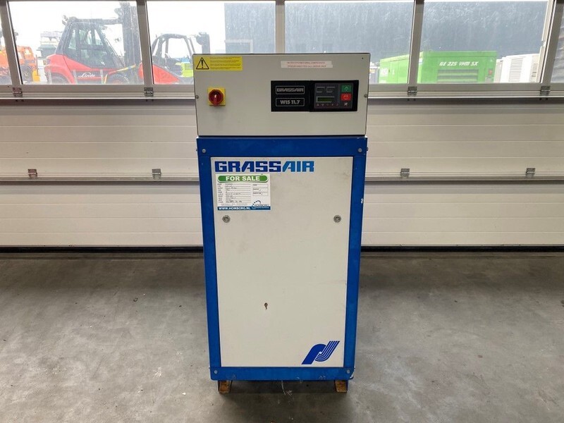 Grassair WIS 11.7 Silent 4 kW 550 L / min 12 Bar Schroefcompressor - Õhukompressor: pilt 1 Grassair WIS 11.7 Silent 4 kW 550 L / min 12 Bar Schroefcompressor - Õhukompressor: pilt 1