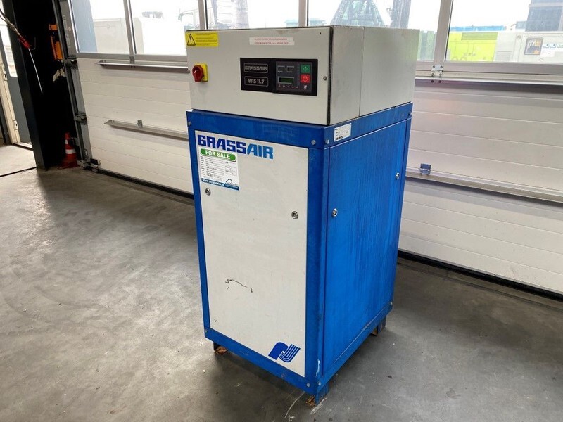 Grassair WIS 11.7 Silent 4 kW 550 L / min 12 Bar Schroefcompressor - Õhukompressor: pilt 2 Grassair WIS 11.7 Silent 4 kW 550 L / min 12 Bar Schroefcompressor - Õhukompressor: pilt 2
