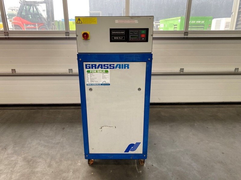 Grassair WIS 11.7 Silent 4 kW 550 L / min 12 Bar Schroefcompressor - Õhukompressor: pilt 1 Grassair WIS 11.7 Silent 4 kW 550 L / min 12 Bar Schroefcompressor - Õhukompressor: pilt 1