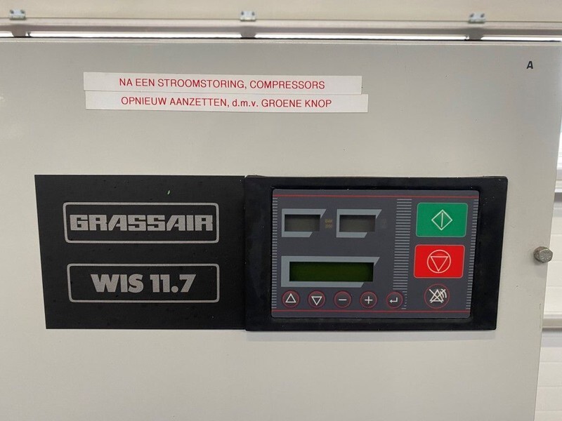 Grassair WIS 11.7 Silent 4 kW 550 L / min 12 Bar Schroefcompressor - Õhukompressor: pilt 4 Grassair WIS 11.7 Silent 4 kW 550 L / min 12 Bar Schroefcompressor - Õhukompressor: pilt 4