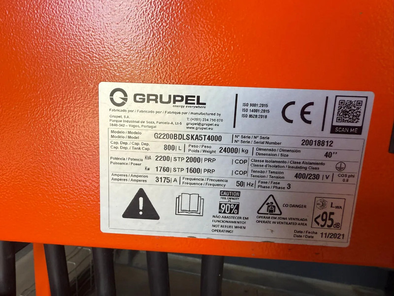 Grupel Baudouin 2200 kVA Silent generatorset in 40 ft container Overstock New ! - Generaatorikomplekt: pilt 3 Grupel Baudouin 2200 kVA Silent generatorset in 40 ft container Overstock New ! - Generaatorikomplekt: pilt 3