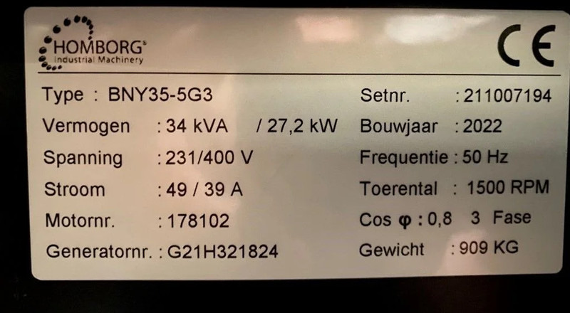 Himoinsa Yanmar Stamford 35 kVA Supersilent Generatorset Nieuw ! - Generaatorikomplekt: pilt 4 Himoinsa Yanmar Stamford 35 kVA Supersilent Generatorset Nieuw ! - Generaatorikomplekt: pilt 4