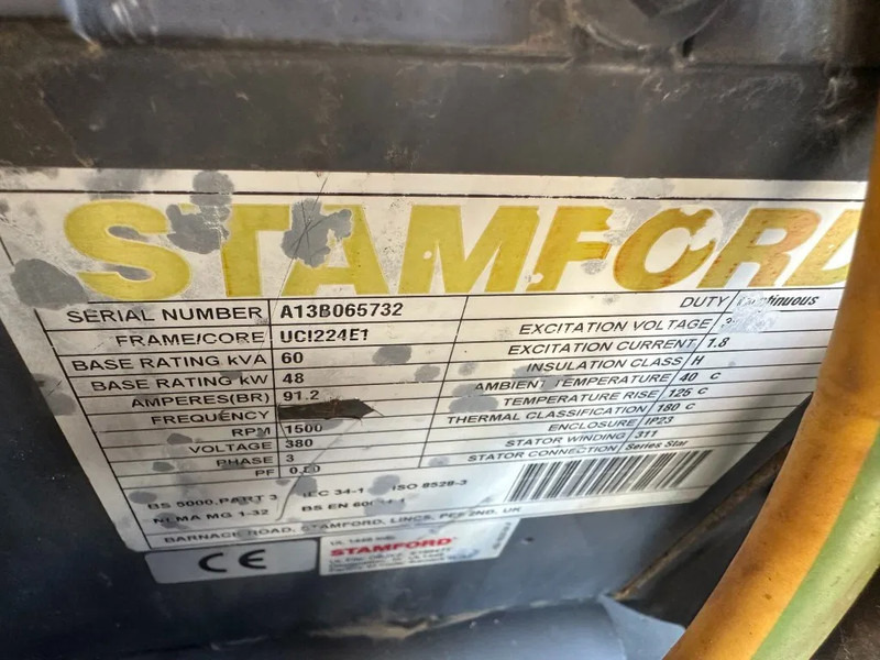 Generaatorikomplekt Iveco FPT NEF45 SM1A.A004 Stamford 60 kVA Silent Rental generatorset: pilt 16