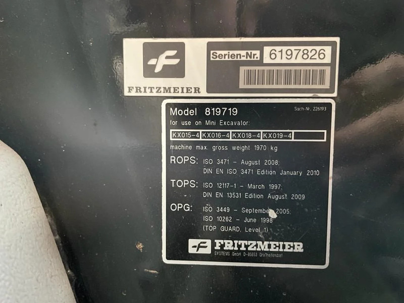 Kubota KX019-4 Mini Graver Rups Graafmachine Diesel as New ! - Miniekskavaator: pilt 4 Kubota KX019-4 Mini Graver Rups Graafmachine Diesel as New ! - Miniekskavaator: pilt 4