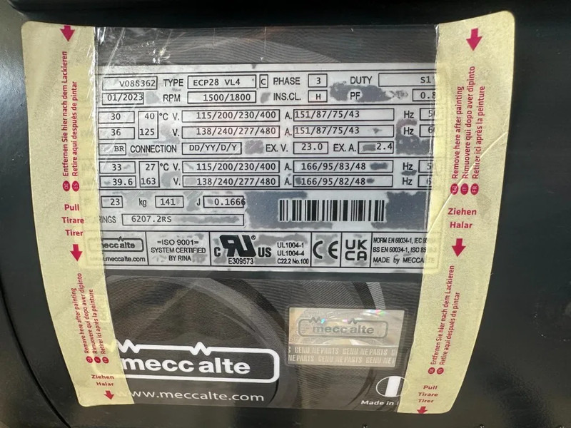 MECC ALTE SPA ECP 28 VL4 Alternator 30 kVA Generatordeel Overstock New ! - Generaatorikomplekt: pilt 3 MECC ALTE SPA ECP 28 VL4 Alternator 30 kVA Generatordeel Overstock New ! - Generaatorikomplekt: pilt 3