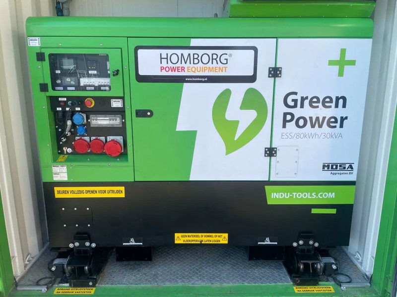 Generaatorikomplekt MOSA Hybride Perkins 66 kVA / 80 KWh accupakket: pilt 8