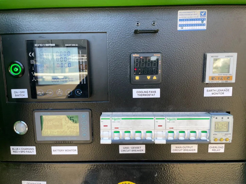 Generaatorikomplekt MOSA Hybride Perkins 66 kVA / 80 KWh accupakket: pilt 10
