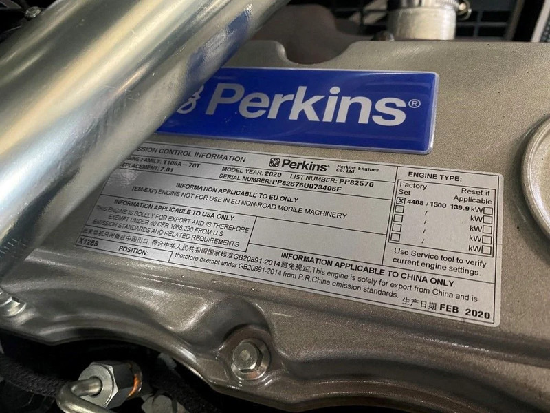 Perkins 1106A-70TG1 Stamford 150 kVA Silent generatorset New ! - Generaatorikomplekt: pilt 4 Perkins 1106A-70TG1 Stamford 150 kVA Silent generatorset New ! - Generaatorikomplekt: pilt 4