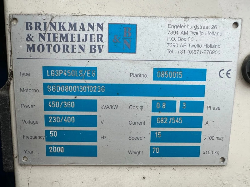 Perkins 3008-TAG3A FG Wilson Stamford 450 kVA Silent generatorset - Generaatorikomplekt: pilt 5 Perkins 3008-TAG3A FG Wilson Stamford 450 kVA Silent generatorset - Generaatorikomplekt: pilt 5