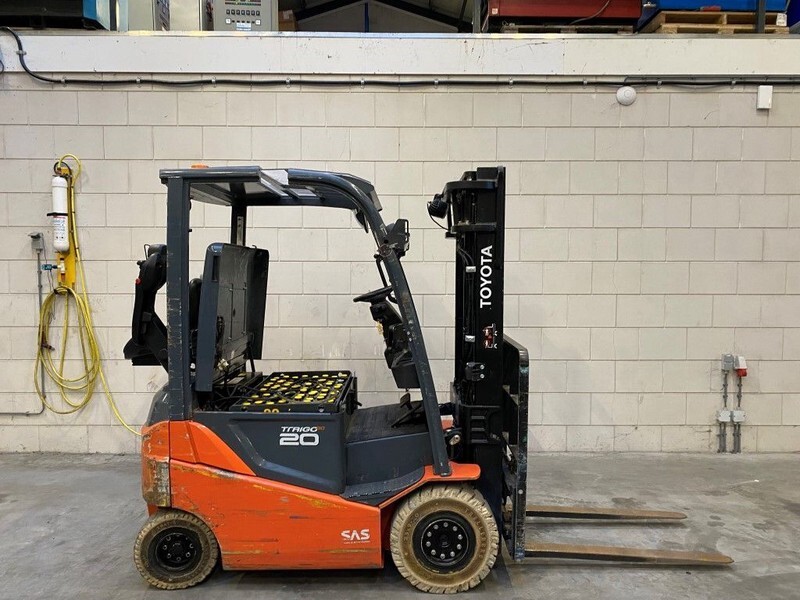 Toyota 2 ton Traigo 20 Duplex Sideshift Elektra Heftruck - Elektritõstuk: pilt 3 Toyota 2 ton Traigo 20 Duplex Sideshift Elektra Heftruck - Elektritõstuk: pilt 3