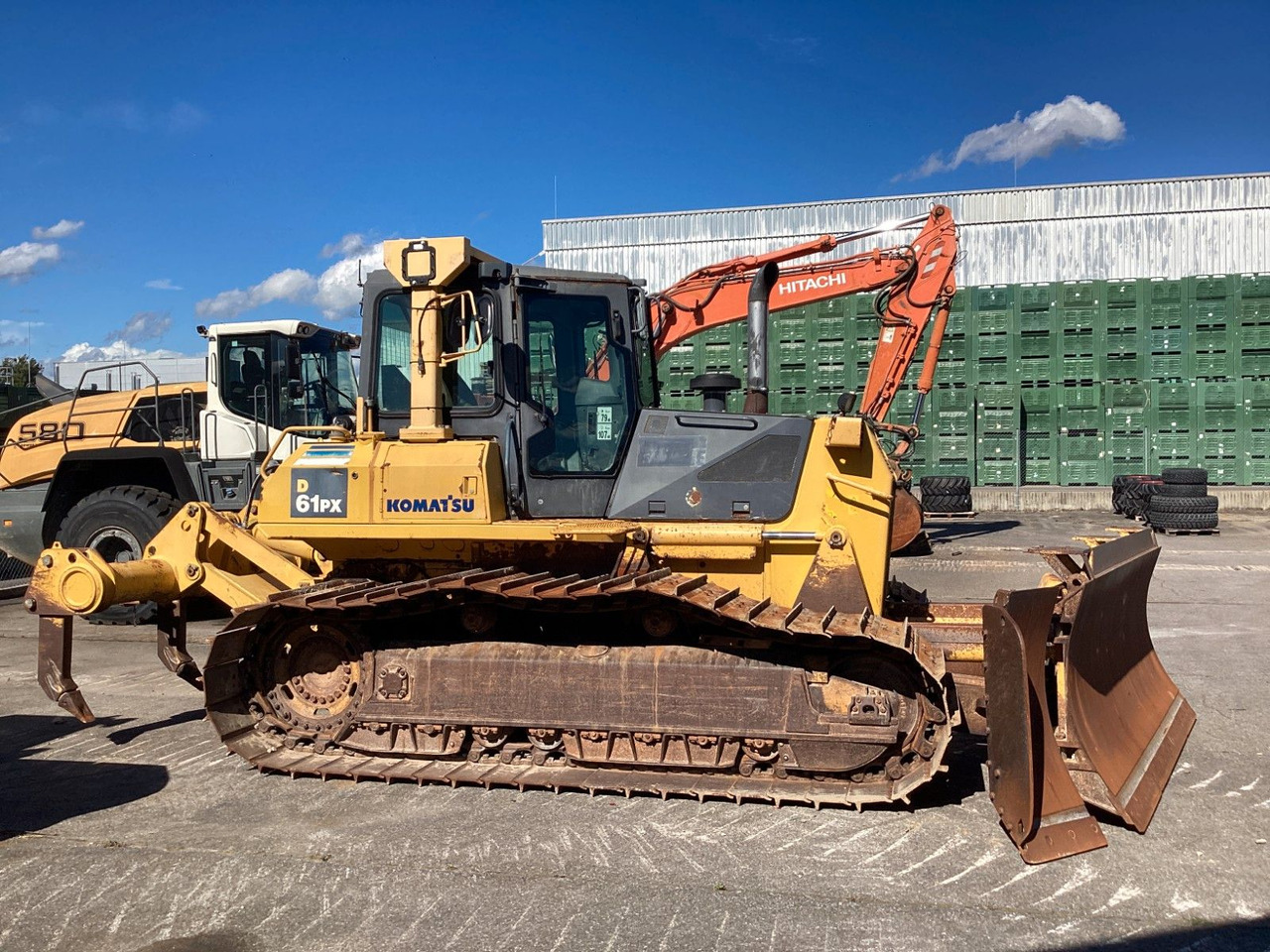 Komatsu D61 PX-15 E0 Ripper Raupe 6 Wege Schild Trimble - Buldooser: pilt 2 Komatsu D61 PX-15 E0 Ripper Raupe 6 Wege Schild Trimble - Buldooser: pilt 2