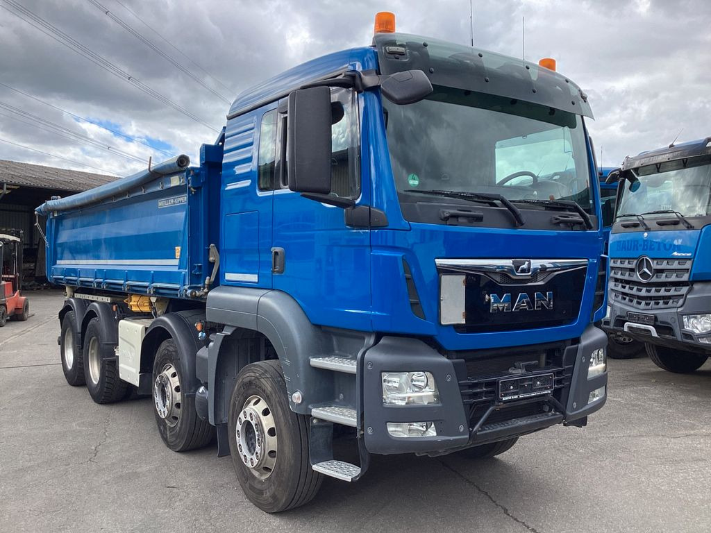 Kallurauto MAN TGS 35.470 8x4 Meiller 3-Seiten Stahlkipper: pilt 7
