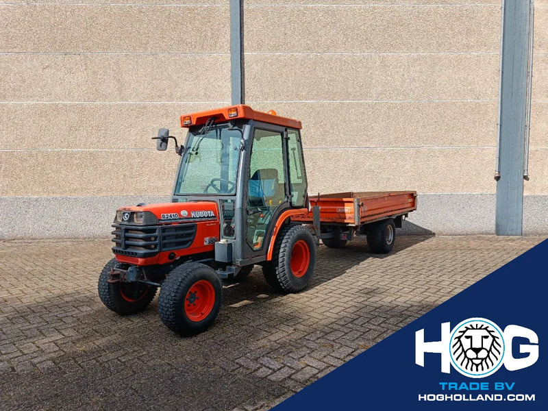 Kubota B2410 met Nimos Kipper - Puksiirtraktor: pilt 1 Kubota B2410 met Nimos Kipper - Puksiirtraktor: pilt 1