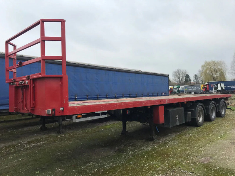 Nooteboom OVB-48 VV OPEN LAADBAK UITSCHUIFBAAR - Platvorm/ Madelpoolhaagis: pilt 1 Nooteboom OVB-48 VV OPEN LAADBAK UITSCHUIFBAAR - Platvorm/ Madelpoolhaagis: pilt 1