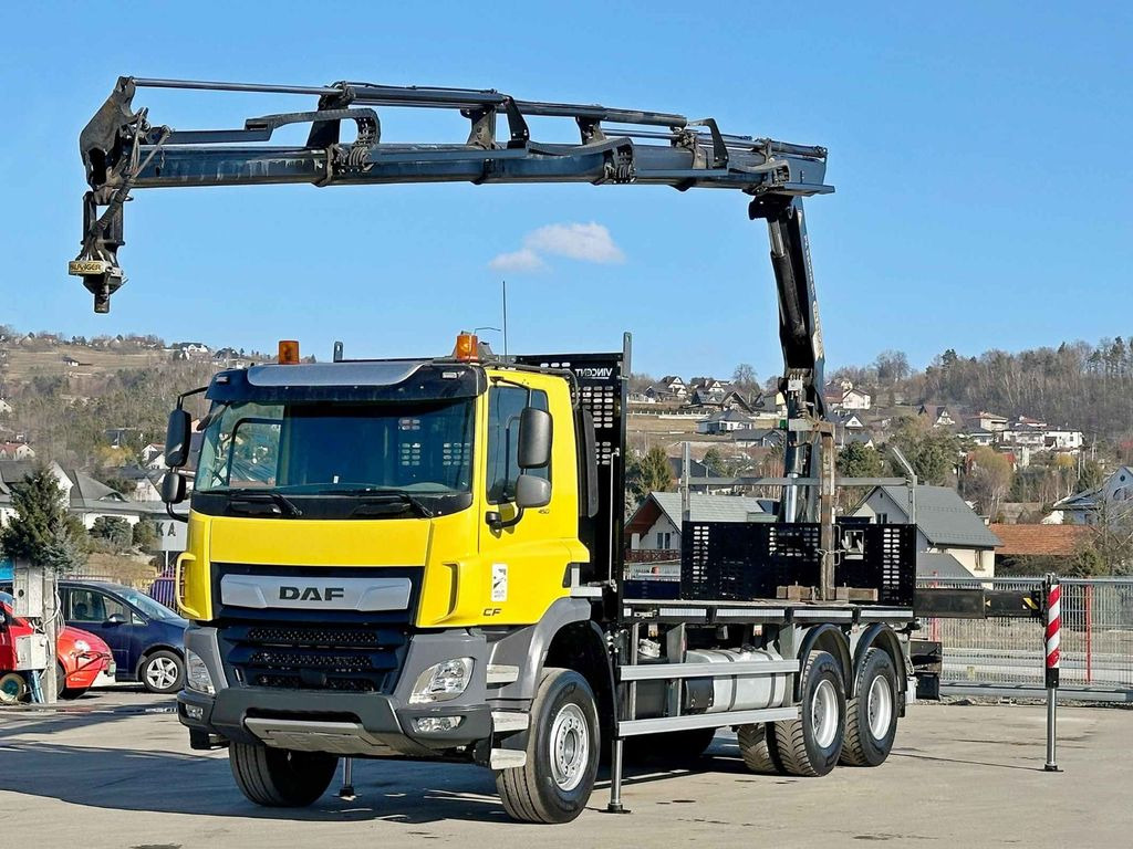 DAF CF 450 * PK 22002 - EH D + FUNK * 6x4 * TOP - Kraanaga veoauto, Madelveok/ Platvormveok: pilt 2 DAF CF 450 * PK 22002 - EH D + FUNK * 6x4 * TOP - Kraanaga veoauto, Madelveok/ Platvormveok: pilt 2