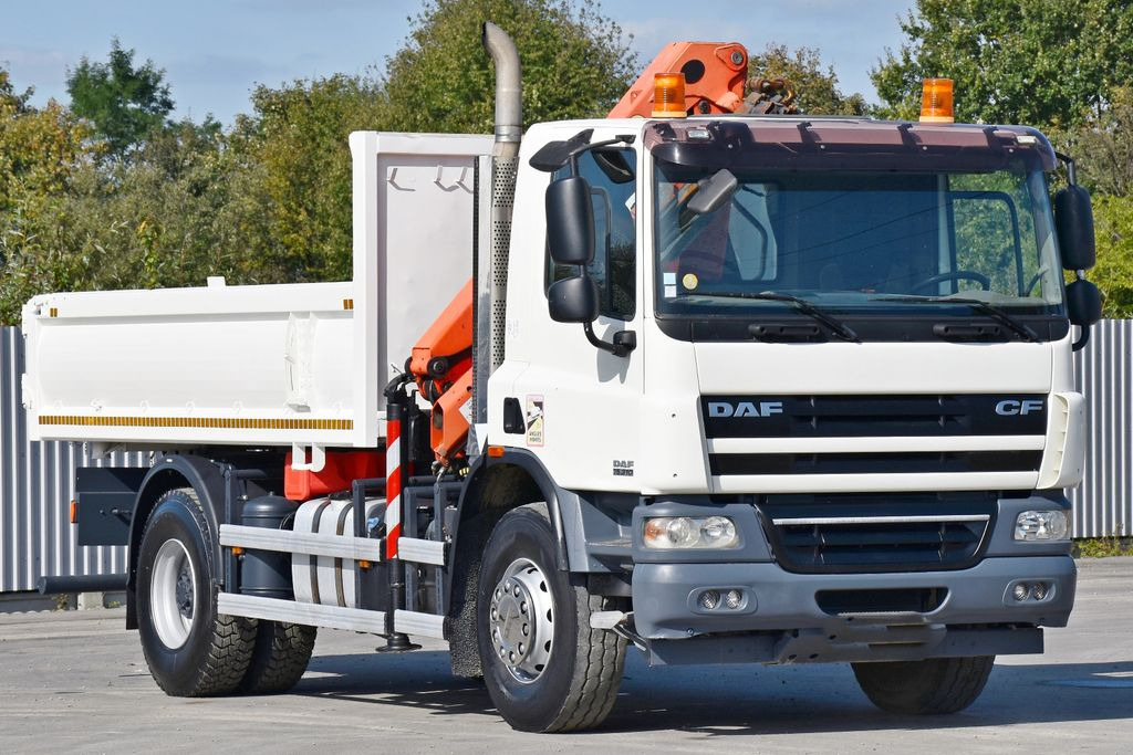 DAF CF 75.310 Kipper 4,30 m + KRAN * TOPZUSTAND - Kallurauto, Kraanaga veoauto: pilt 4 DAF CF 75.310 Kipper 4,30 m + KRAN * TOPZUSTAND - Kallurauto, Kraanaga veoauto: pilt 4