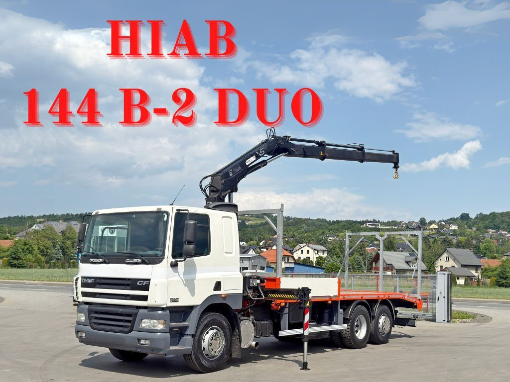 DAF CF 85.380*ABSCHLEPPWAGEN 7,20m+ HIAB 144 B-2 DUO - Puksiirauto: pilt 1 DAF CF 85.380*ABSCHLEPPWAGEN 7,20m+ HIAB 144 B-2 DUO - Puksiirauto: pilt 1