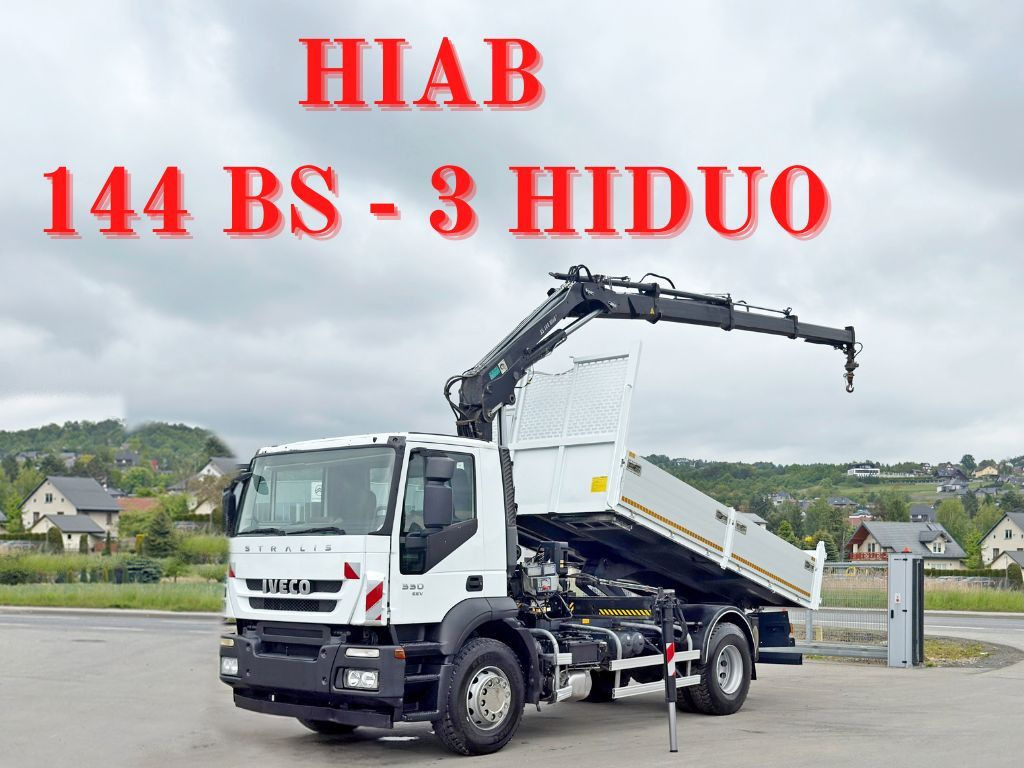 Iveco STRALIS 330 *HIAB 144 BS-3 HIDUO* TOPZUSTAND - Kallurauto, Kraanaga veoauto: pilt 1 Iveco STRALIS 330 *HIAB 144 BS-3 HIDUO* TOPZUSTAND - Kallurauto, Kraanaga veoauto: pilt 1