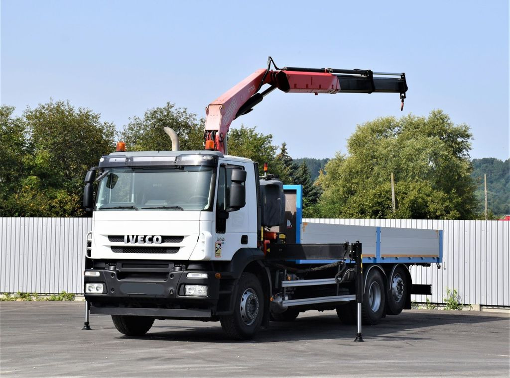 Iveco Stralis 310 PRITSCHE 7,05m +KRAN +FUNK - Kraanaga veoauto: pilt 2 Iveco Stralis 310 PRITSCHE 7,05m +KRAN +FUNK - Kraanaga veoauto: pilt 2