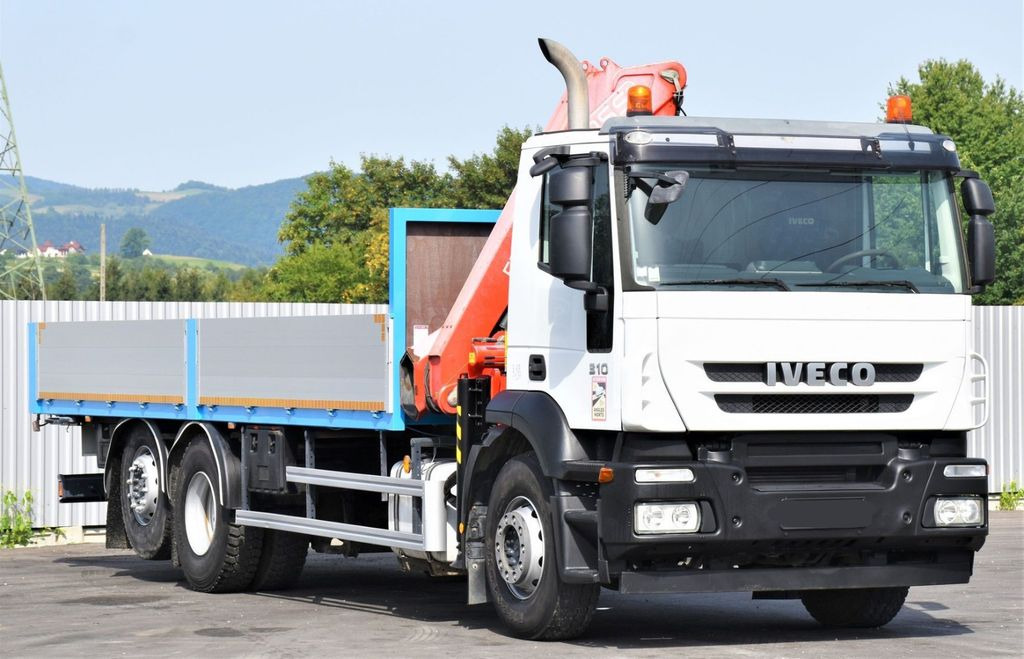 Iveco Stralis 310 PRITSCHE 7,05m +KRAN +FUNK - Kraanaga veoauto: pilt 3 Iveco Stralis 310 PRITSCHE 7,05m +KRAN +FUNK - Kraanaga veoauto: pilt 3