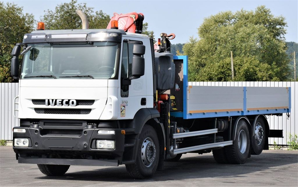 Iveco Stralis 310 PRITSCHE 7,05m +KRAN +FUNK - Kraanaga veoauto: pilt 4 Iveco Stralis 310 PRITSCHE 7,05m +KRAN +FUNK - Kraanaga veoauto: pilt 4