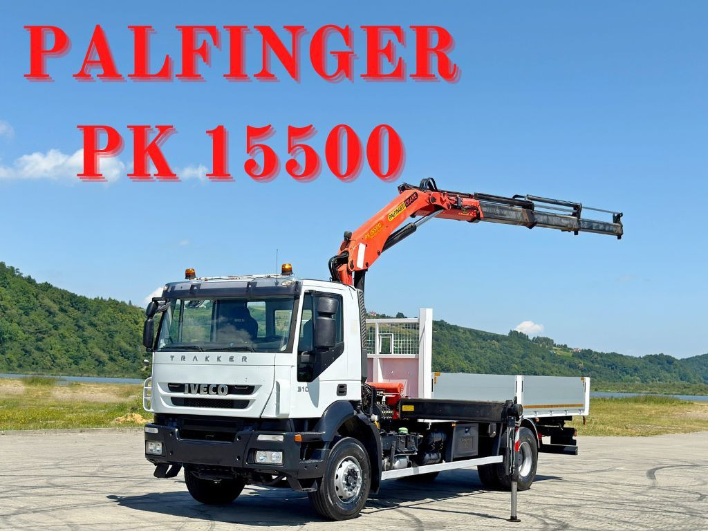 Iveco TRAKKER 310* PRITSCHE 6,00 m * PK 15500 * TOP - Kraanaga veoauto: pilt 1 Iveco TRAKKER 310* PRITSCHE 6,00 m * PK 15500 * TOP - Kraanaga veoauto: pilt 1