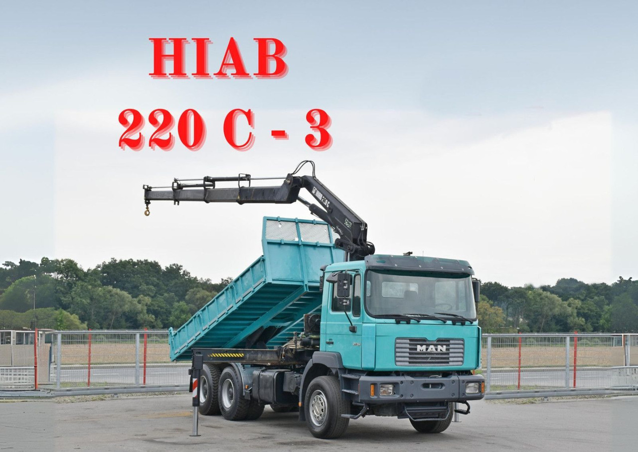 MAN 27-314 * HIAB 220 C - 3 + FUNK * 6x4 - Kraanaga veoauto: pilt 1 MAN 27-314 * HIAB 220 C - 3 + FUNK * 6x4 - Kraanaga veoauto: pilt 1