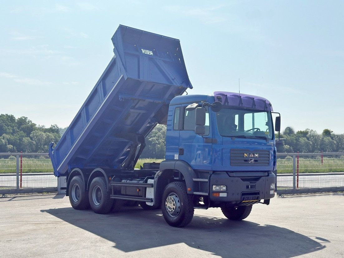 MAN TGA 33.350 * BORDMATIC *6x4 * TOPZUSTAND - Kallurauto, Kraanaga veoauto: pilt 1 MAN TGA 33.350 * BORDMATIC *6x4 * TOPZUSTAND - Kallurauto, Kraanaga veoauto: pilt 1