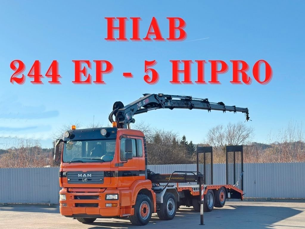 MAN TGA 35.480 / HIAB 244 EP - 5 HIPRO - Kraanaga veoauto: pilt 1 MAN TGA 35.480 / HIAB 244 EP - 5 HIPRO - Kraanaga veoauto: pilt 1
