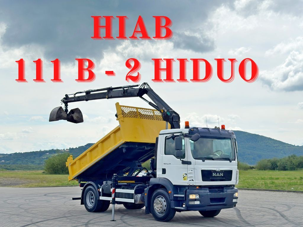 MAN TGM 18.340* KIPPER 4,05m*HIAB 111 B-2 HIDUO/FUNK - Kraanaga veoauto: pilt 1 MAN TGM 18.340* KIPPER 4,05m*HIAB 111 B-2 HIDUO/FUNK - Kraanaga veoauto: pilt 1