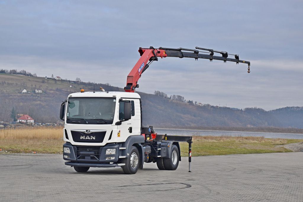 MAN TGS 18.500 Sattelzugmaschine + KRAN /FUNK - Kraanaga veoauto: pilt 2 MAN TGS 18.500 Sattelzugmaschine + KRAN /FUNK - Kraanaga veoauto: pilt 2