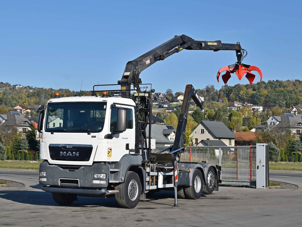 MAN TGS 26.360 Abrollkipper* KESLA 2114 Z * TOP MAN TGS 26.360 Abrollkipper* KESLA 2114 Z * TOP - Konkstõstukiga veoauto, Kraanaga veoauto: pilt 2 MAN TGS 26.360 Abrollkipper* KESLA 2114 Z * TOP MAN TGS 26.360 Abrollkipper* KESLA 2114 Z * TOP - Konkstõstukiga veoauto, Kraanaga veoauto: pilt 2