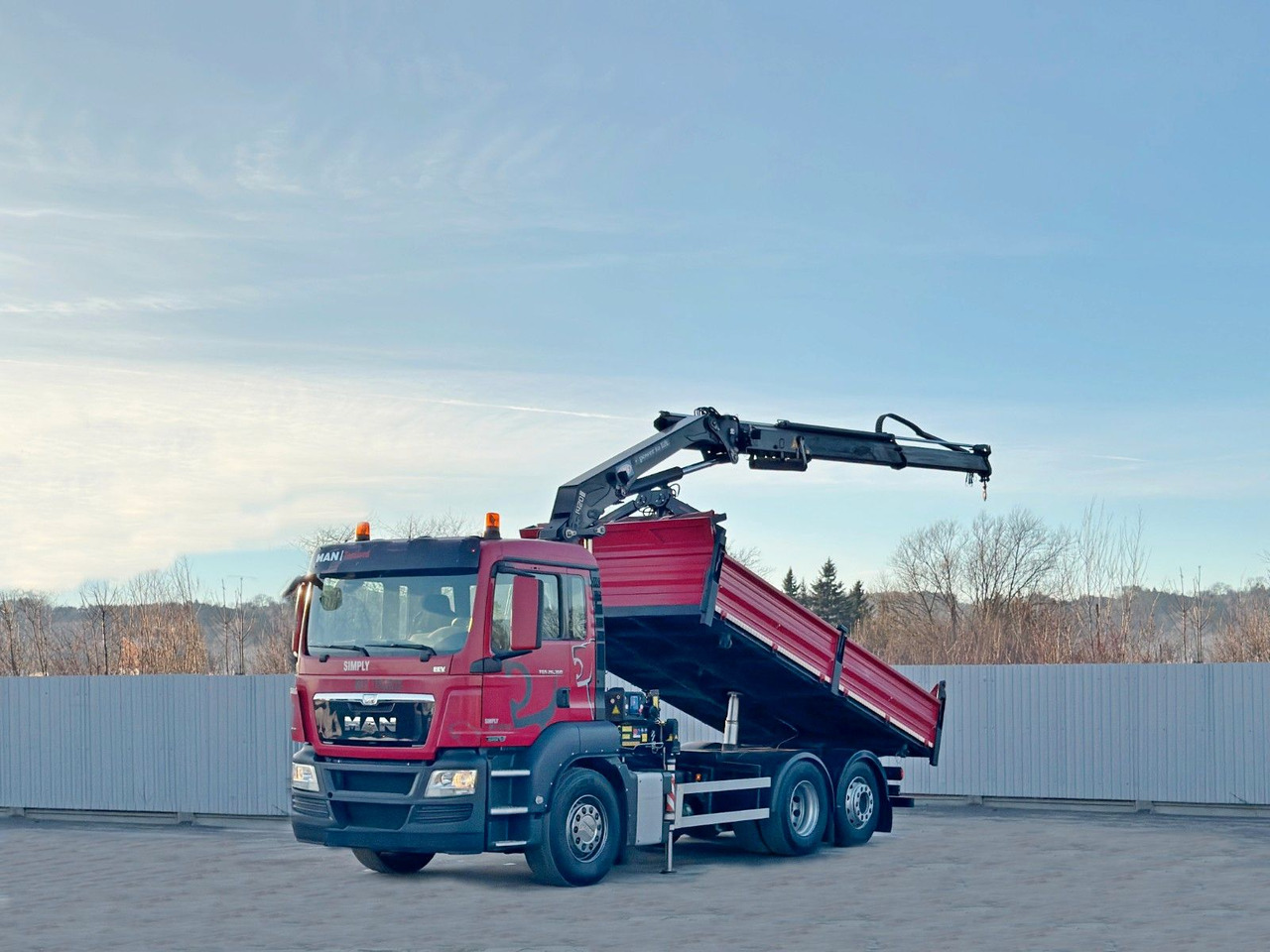 MAN TGS 26.360 Kipper 5,15m*HMF 1420 K2 + FUNK/6x2 - Kraanaga veoauto: pilt 2 MAN TGS 26.360 Kipper 5,15m*HMF 1420 K2 + FUNK/6x2 - Kraanaga veoauto: pilt 2