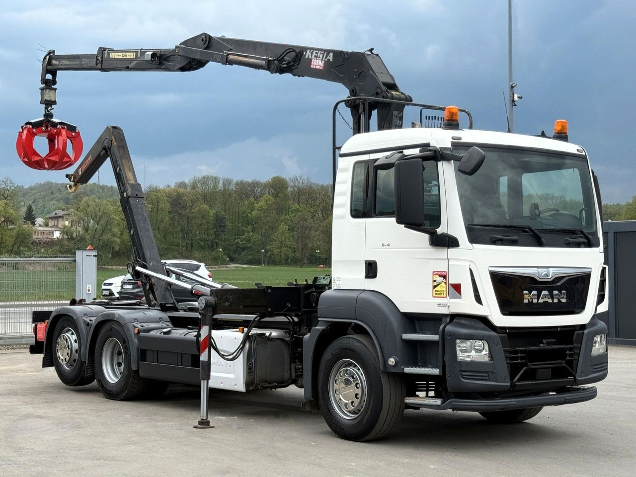MAN TGS 26.400 Abrollkipper* KESLA 2114Z* TOP - Konkstõstukiga veoauto, Kraanaga veoauto: pilt 3 MAN TGS 26.400 Abrollkipper* KESLA 2114Z* TOP - Konkstõstukiga veoauto, Kraanaga veoauto: pilt 3