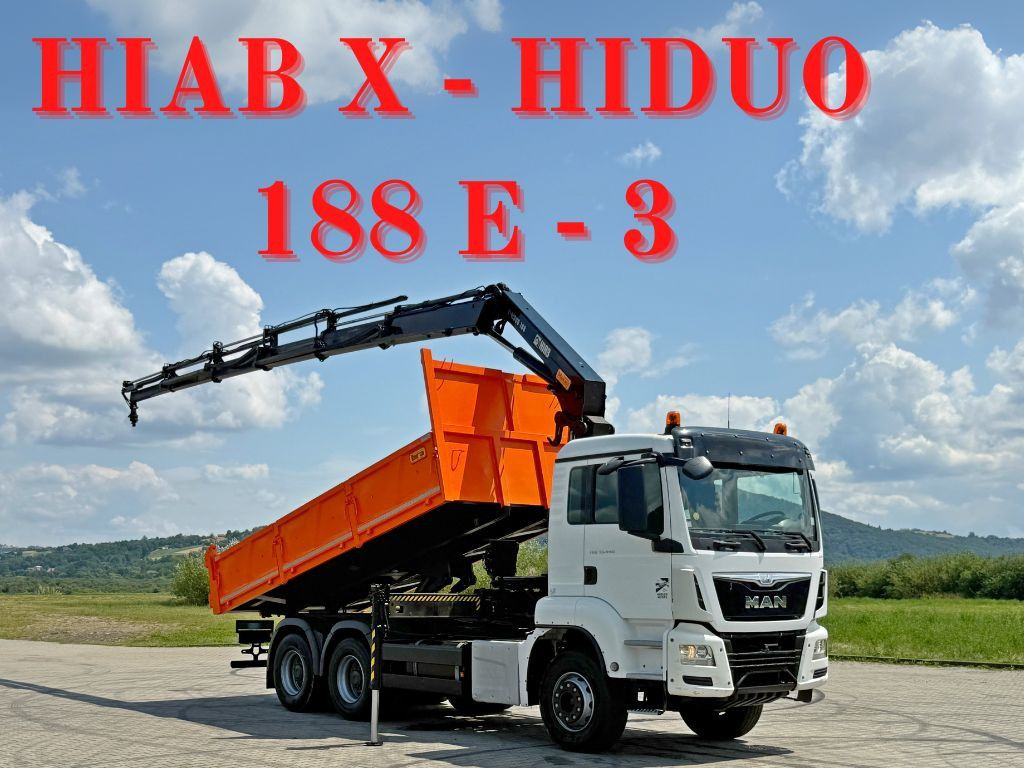 MAN TGS 33.440 * HIAB X-HIDUO 188 E-5 + FUNK * 6x4 - Kallurauto, Kraanaga veoauto: pilt 1 MAN TGS 33.440 * HIAB X-HIDUO 188 E-5 + FUNK * 6x4 - Kallurauto, Kraanaga veoauto: pilt 1