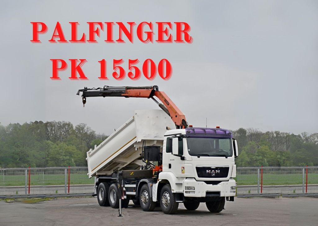 MAN TGS 35.440 * KIPPER 5,80m + KRAN * TOPZUSTAND - Kraanaga veoauto, Kallurauto: pilt 1 MAN TGS 35.440 * KIPPER 5,80m + KRAN * TOPZUSTAND - Kraanaga veoauto, Kallurauto: pilt 1