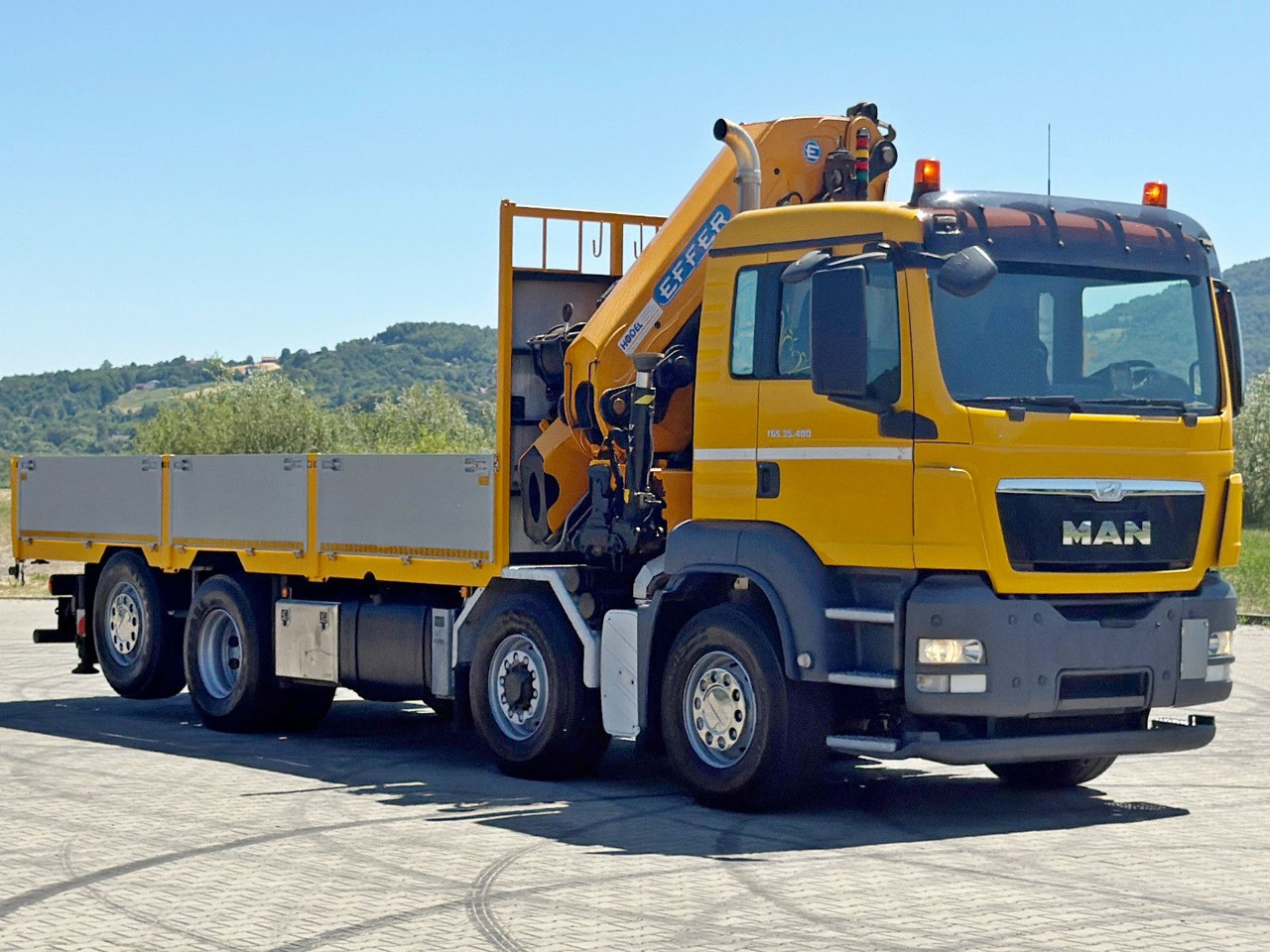 MAN TGS 35.480 * EFFER 395/6S + FUNK / 8x4 - Kraanaga veoauto: pilt 3 MAN TGS 35.480 * EFFER 395/6S + FUNK / 8x4 - Kraanaga veoauto: pilt 3