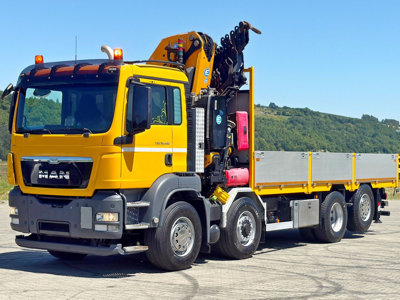 MAN TGS 35.480 * EFFER 395/6S + FUNK / 8x4 - Kraanaga veoauto: pilt 4 MAN TGS 35.480 * EFFER 395/6S + FUNK / 8x4 - Kraanaga veoauto: pilt 4