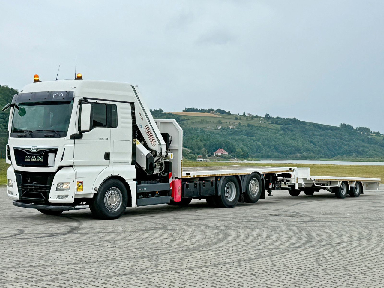 MAN TGX 26.440 * FASSI F455A.2.26E + FUNK + Anhänger - Kraanaga veoauto: pilt 3 MAN TGX 26.440 * FASSI F455A.2.26E + FUNK + Anhänger - Kraanaga veoauto: pilt 3