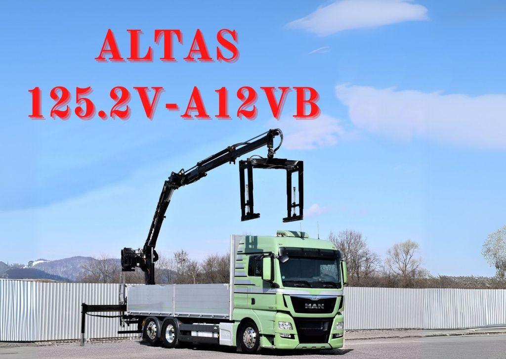 MAN TGX 26.440 Pritsche 6,60 m* ATLAS 125.2V-A12VB MAN TGX 26.440 Pritsche 6,60 m* ATLAS 125.2V-A12VB - Kraanaga veoauto: pilt 1 MAN TGX 26.440 Pritsche 6,60 m* ATLAS 125.2V-A12VB MAN TGX 26.440 Pritsche 6,60 m* ATLAS 125.2V-A12VB - Kraanaga veoauto: pilt 1