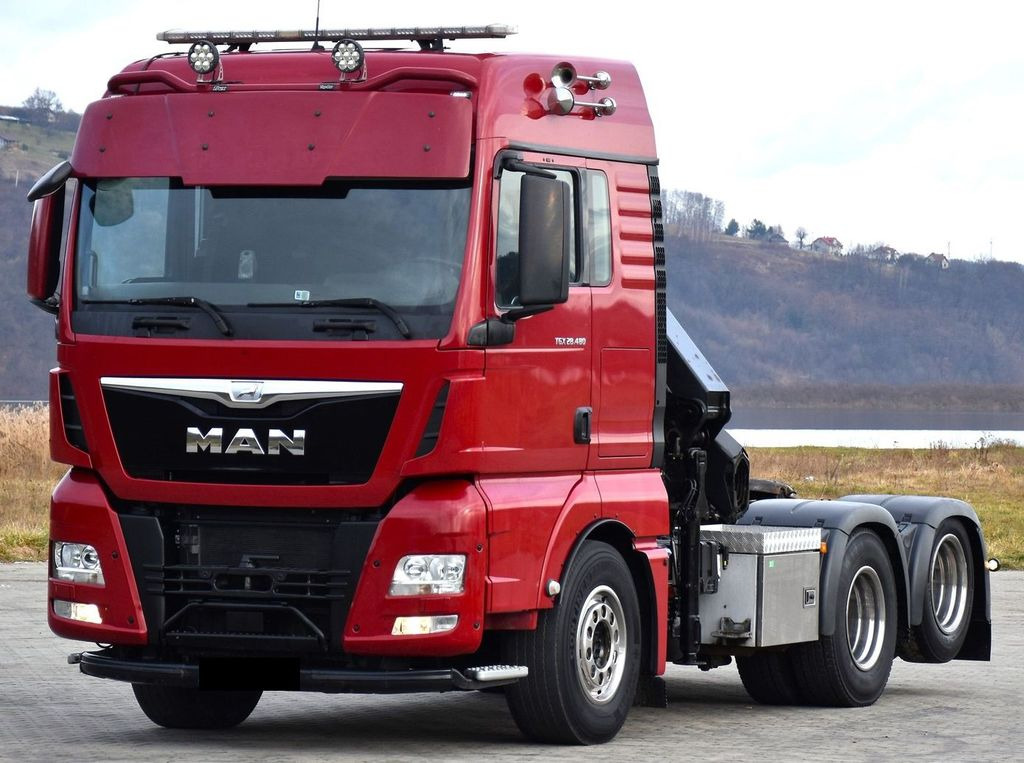 MAN TGX 28.480 Sattelzugmaschine + HMF 2120 K5/FUNK - Kraanaga veoauto: pilt 3 MAN TGX 28.480 Sattelzugmaschine + HMF 2120 K5/FUNK - Kraanaga veoauto: pilt 3