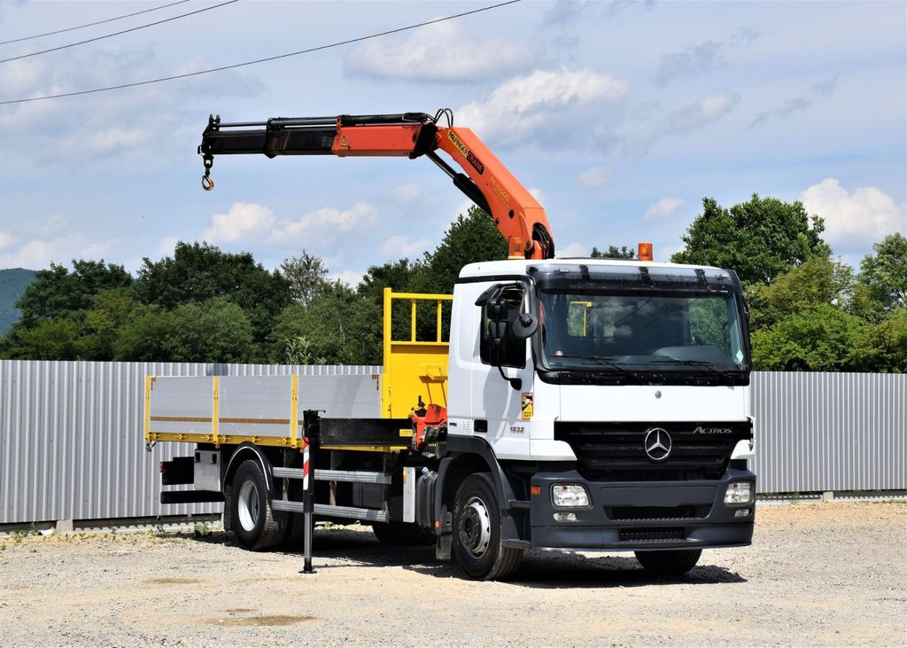 Mercedes-Benz ACTROS 1832 PRITSCHE 6,70m * PK 15500*TOPZUSTAND - Kraanaga veoauto: pilt 1 Mercedes-Benz ACTROS 1832 PRITSCHE 6,70m * PK 15500*TOPZUSTAND - Kraanaga veoauto: pilt 1