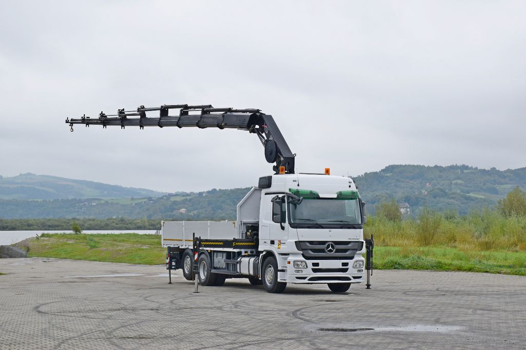 Mercedes-Benz ACTROS 2544 * HIAB 377 E - 8 HIPRO + FUNK* TOP - Kraanaga veoauto, Madelveok/ Platvormveok: pilt 2 Mercedes-Benz ACTROS 2544 * HIAB 377 E - 8 HIPRO + FUNK* TOP - Kraanaga veoauto, Madelveok/ Platvormveok: pilt 2