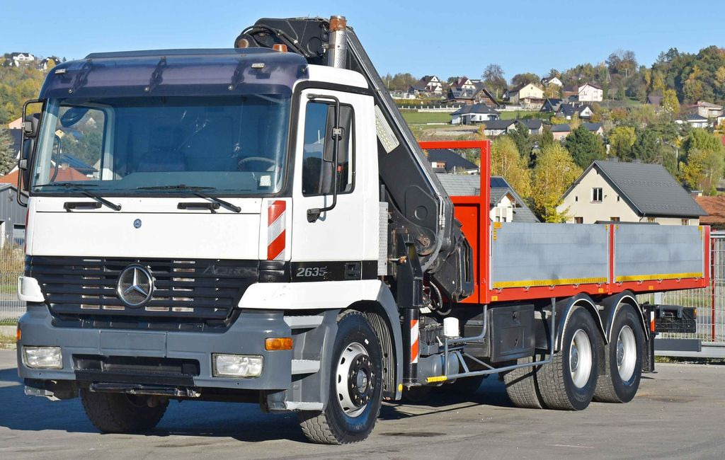 Mercedes-Benz ACTROS 2635 Pritsche 6,40m + HIAB 400 E-5 + FUNK Mercedes-Benz ACTROS 2635 Pritsche 6,40m + HIAB 400 E-5 + FUNK - Kraanaga veoauto: pilt 4 Mercedes-Benz ACTROS 2635 Pritsche 6,40m + HIAB 400 E-5 + FUNK Mercedes-Benz ACTROS 2635 Pritsche 6,40m + HIAB 400 E-5 + FUNK - Kraanaga veoauto: pilt 4