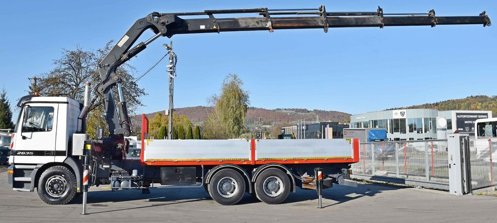 Mercedes-Benz ACTROS 2635 Pritsche 6,40m + HIAB 400 E-5 + FUNK - Kraanaga veoauto: pilt 5 Mercedes-Benz ACTROS 2635 Pritsche 6,40m + HIAB 400 E-5 + FUNK - Kraanaga veoauto: pilt 5
