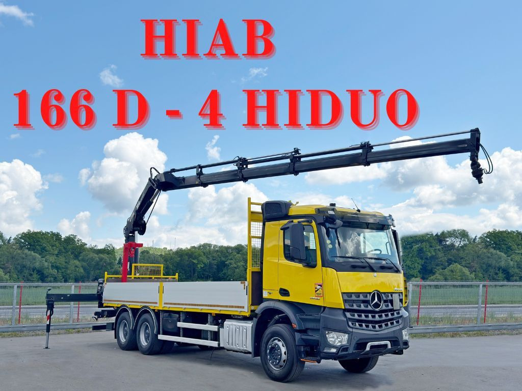 Mercedes-Benz AROCS 2636 *HIAB 166 D-4 HIDUO + FUNK* 6x4 - Kraanaga veoauto: pilt 1 Mercedes-Benz AROCS 2636 *HIAB 166 D-4 HIDUO + FUNK* 6x4 - Kraanaga veoauto: pilt 1