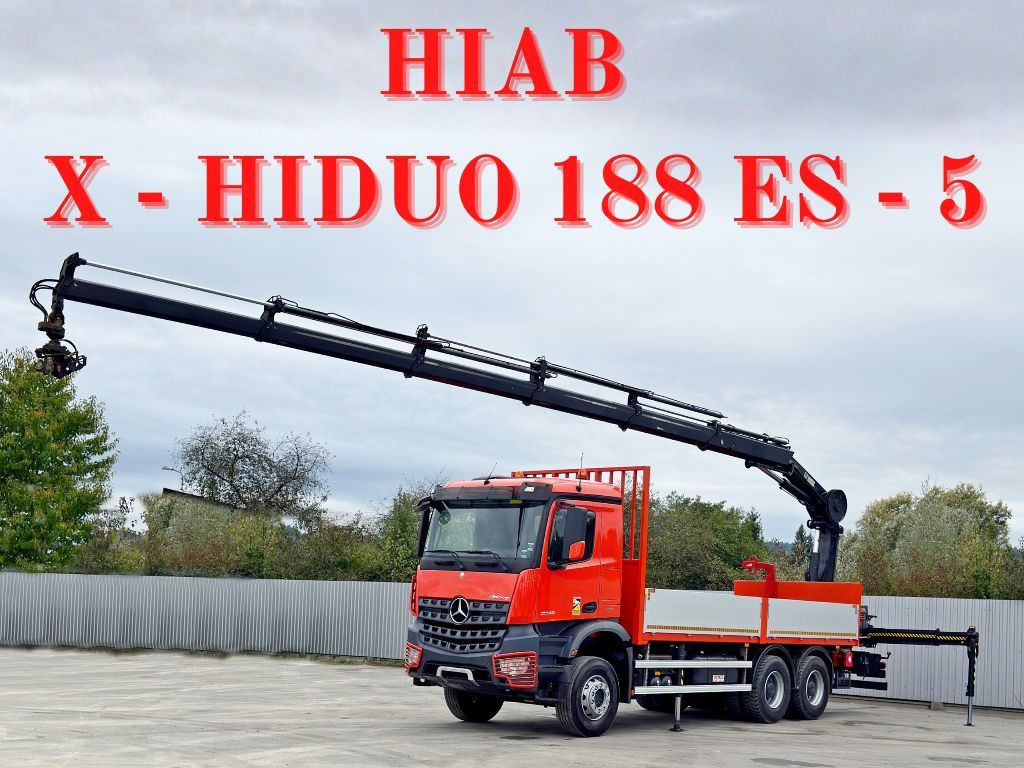 Mercedes-Benz AROCS 2643 *HIAB X-HIDUO 188 ES-5/FUNK * 6x4 - Kraanaga veoauto: pilt 1 Mercedes-Benz AROCS 2643 *HIAB X-HIDUO 188 ES-5/FUNK * 6x4 - Kraanaga veoauto: pilt 1