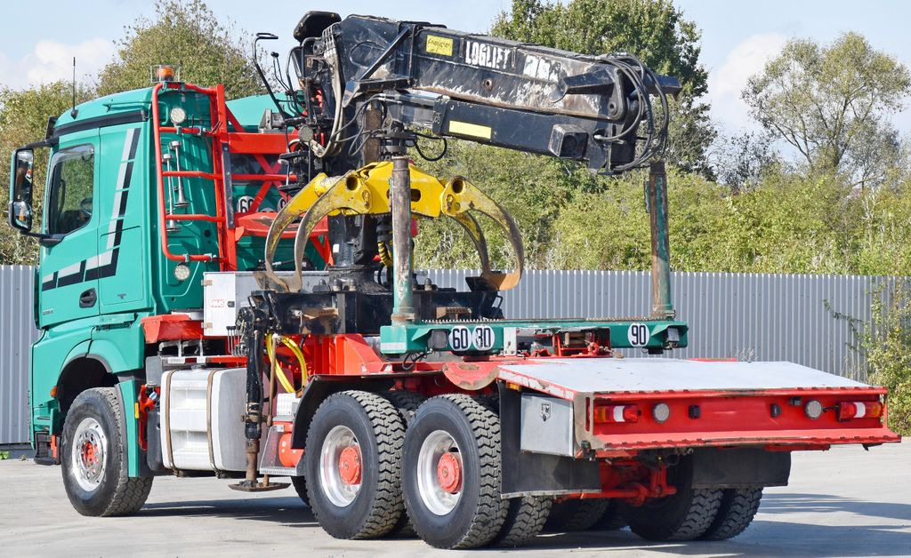 Metsaveok, Kraanaga veoauto Mercedes-Benz AROCS 3363 *HOLZTRANSPORTER * LOGLIFT 251S /6x4: pilt 7