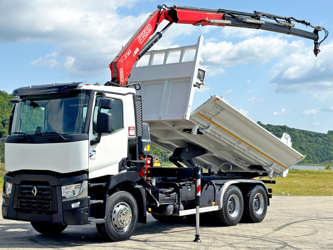 Renault C 430 * FASSI F165A.0.23 + FUNK * 6x4 - Kallurauto, Kraanaga veoauto: pilt 3 Renault C 430 * FASSI F165A.0.23 + FUNK * 6x4 - Kallurauto, Kraanaga veoauto: pilt 3