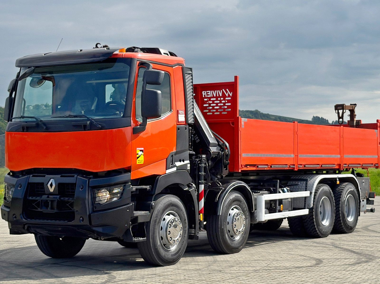 Renault C 430 *KIPPER 6,80m* HIAB X-HIDUO 188 ES-4 * 8x4 - Kallurauto, Kraanaga veoauto: pilt 4 Renault C 430 *KIPPER 6,80m* HIAB X-HIDUO 188 ES-4 * 8x4 - Kallurauto, Kraanaga veoauto: pilt 4